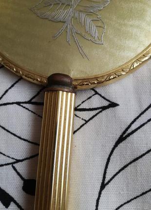 Винтажный набор зеркало и щетка