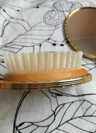 Винтажный набор зеркало и щетка