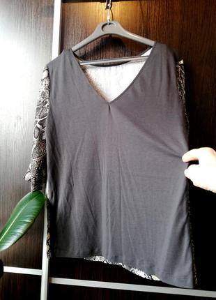 Шикарная, оригинальная новая блуза блузка. вискоза. next8 фото