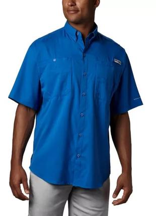 Мужская рубашка с коротким рукавом pfg tamiami columbia sportswear ii