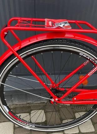 Електровелосипед paola 28" red fox cubic-bike 500 w 10 ah 48v panasonic8 фото