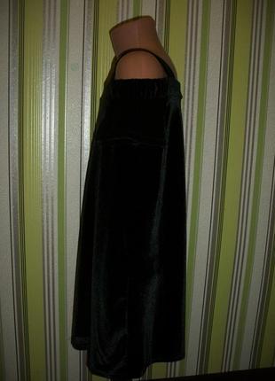 Велюровый сарафан,платье на 7 лет next некст4 фото
