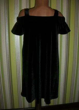 Велюровый сарафан,платье на 7 лет next некст5 фото