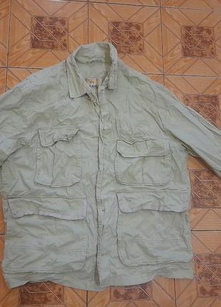 Куртка сафари, мужская, camel l p. l. /xl, винтаж..