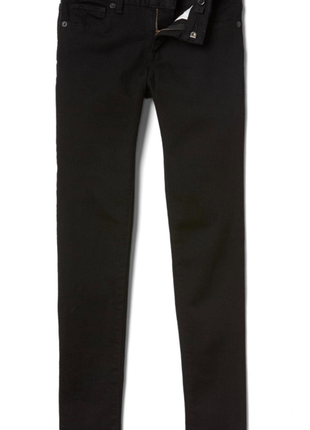 Подростковые женские черные зауженные джинсы gap скинные размер 18 лет xs-s2 фото