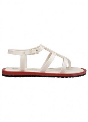 Белые  босоножки  "caribe verao" melissa5 фото