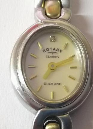 Женские часы швейцария rotary classics. нерж. сталь.