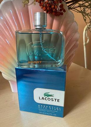 Туалетна вода lacoste essential blue sport 125мл