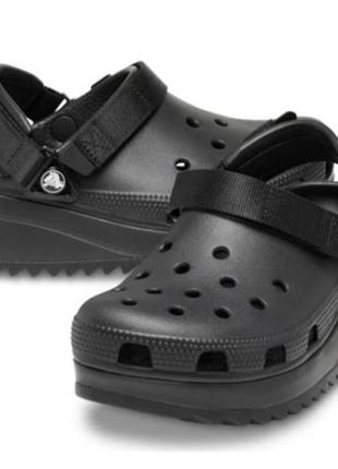 Crocs classic hiker clog black крокси