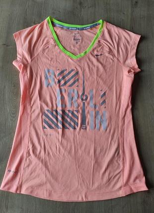 Фірмова жіноча футболка nike pro dri-fit, оригінал. розмір s