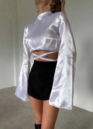 Сорочка топ атласна