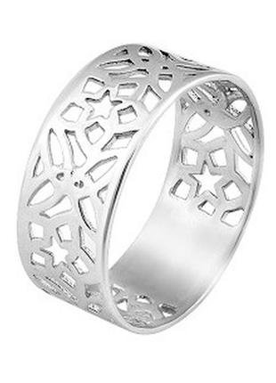 Серебряное кольцо орнамент