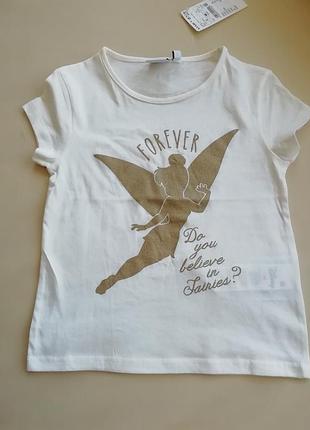 Футболка для дівчинки річна з блискучою зубною феєю 3