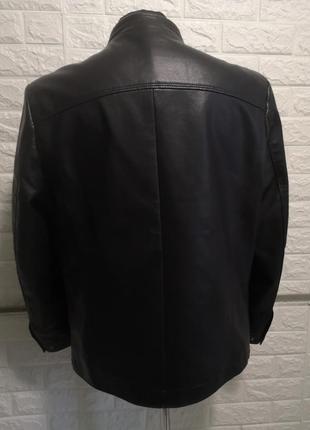 Мужской пиджак из качественной эко кожи.7 фото