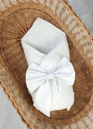 Конверт-плед на літо для немовлят на виписку