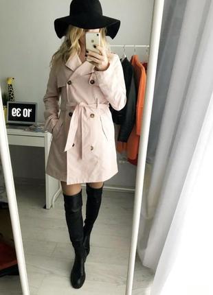 Тренч пудровий