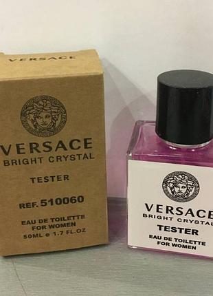 Тестер versace bright crystal 50 ml, версаче брайт кристал1 фото