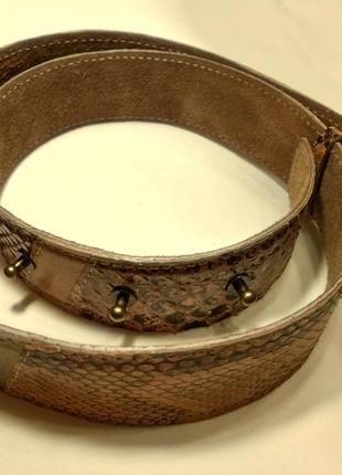 Пояс из кожи питона