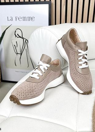 ❤️ шикарные замшевые кроссовки с перфорацией