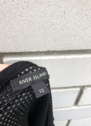 Пляжне чорне плаття сітка майка туніка river island9 фото