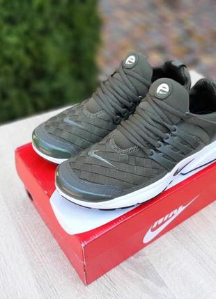 Мужские  кроссовки цвета хаки nike presto🆕 кроссовки спортивного стиля5 фото