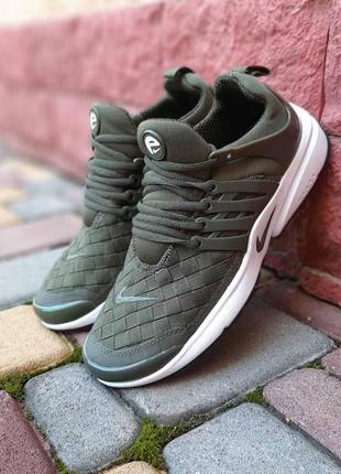 Мужские  кроссовки цвета хаки nike presto🆕 кроссовки спортивного стиля1 фото