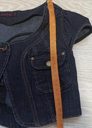 Болеро джинсовое болеро джинс накидка курточка короткая короткая джинсовая лето весна7 фото