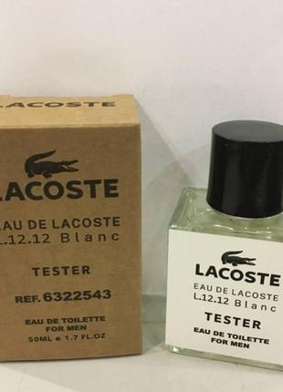 Eau de 740cfa001602h lacoste l. 12.12 blanc тестер 50 мл опт