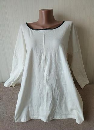 Футболка кремова на блискавці, бавовна, 12 р