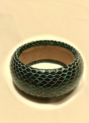 Браслет з шкіри кобри