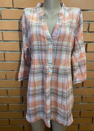 Тонка картата блузка з люрексовою ниткою evie 52 р