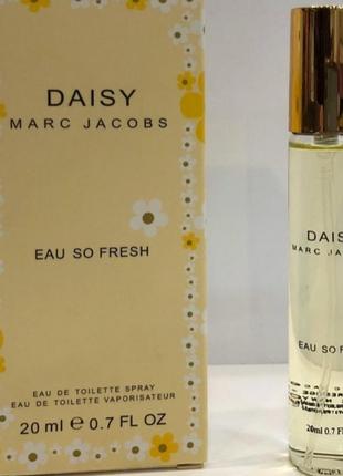 Женский мини-парфюм marc jacobs daisy eau so fresh 20 ml, марк какобс дейзие соу фреш