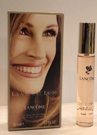 Жіночий мініпарфуми lancome la vie est belle 20 ml, ланком ла ві есст бель