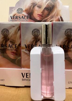 Мініпарфуми унісекс versace bright crystal 20 ml, версаче брайт кристал