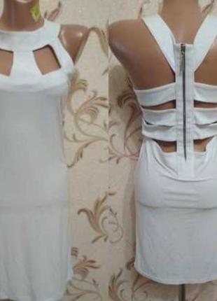 Платье с интересной спинкой! с,м