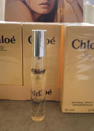 Мини-парфюм женский chloe eau de parfum 20 ml, хлоэ парфюм1 фото