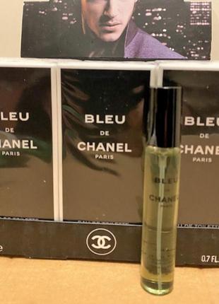 Мініпарфуми чоловічі chanel bleu de chanel 20 ml, шанель блю де шанель