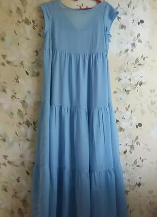 Шифоновое платье в стиле бохо