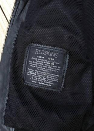 Кожаная куртка redskins бомбер натуральная кожа стильная актуальная тренд7 фото