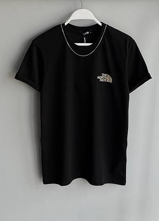Футболка the north face черная / брендовые мужские футболки зе норт фейс