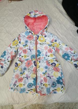 Фирменная куртка девочка 4-5лет