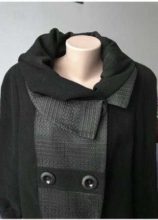 Пальто демисезонное, пальто elvi trade mark демисезонное,теплое,накидка,куртка, полупальто2 фото