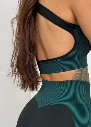 Костюм трійка для фітнесу і йоги8 фото