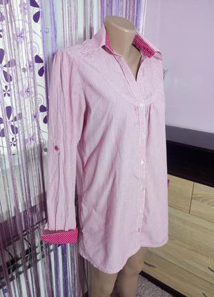 Женская удлиненная рубашка/рубашка/блуза5 фото