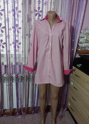 Женская удлиненная рубашка/рубашка/блуза4 фото