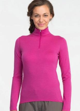 Термофутболка icebreaker oasis ls half zip wmn