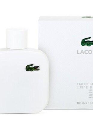 Lacoste eau de l.12.12 blanc (лакоста де л 12 12) – мужские духи (люкс качество)