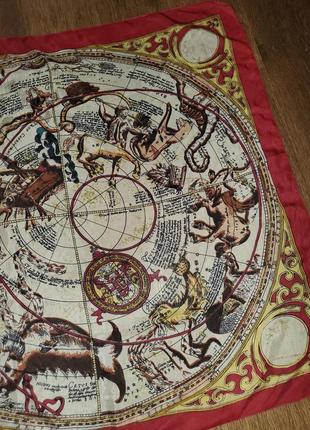 Винтажный платок каре basile zodiac зодиак винтаж3 фото