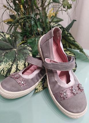 Замшевые тапочки для девочек, размер 30, superfit