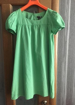 Котоновое платье h&m размер xs